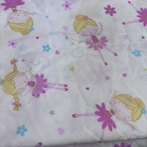 Cynthia Rowley Twin Sheet Set Twirling Twinkle Darling Ballerina Dancing‎ EUC